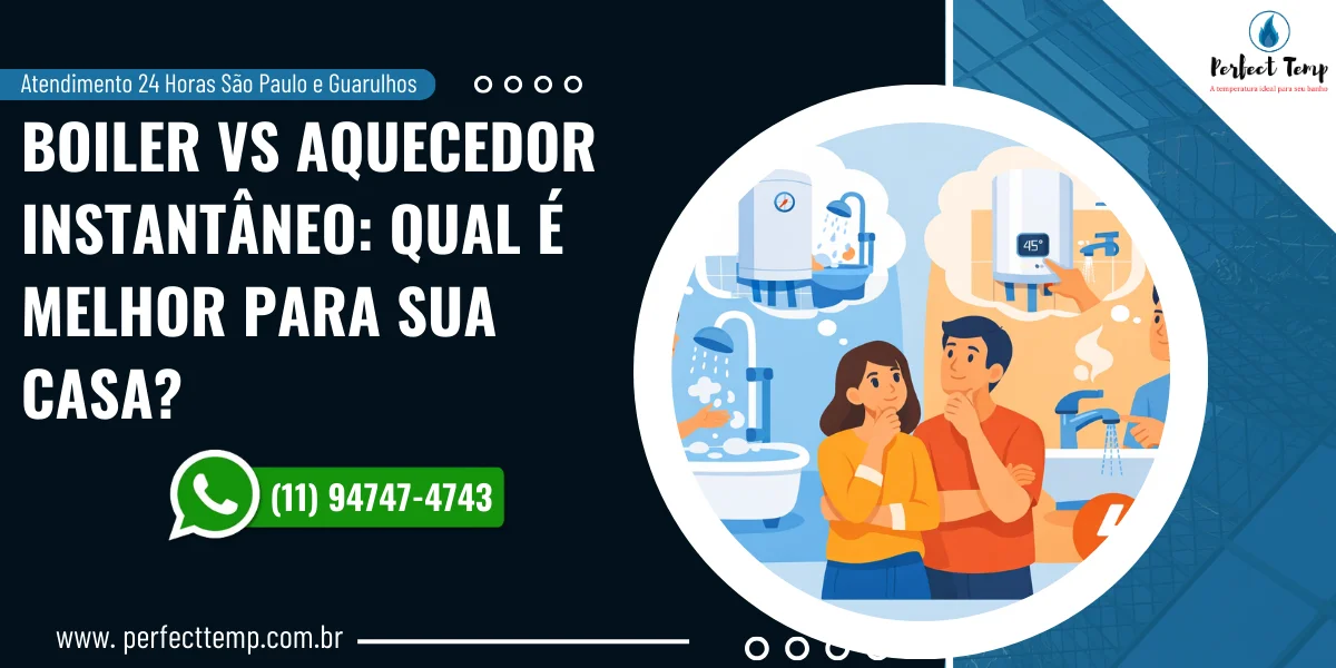 Boiler vs Aquecedor Instantâneo: Qual é Melhor para sua Casa?